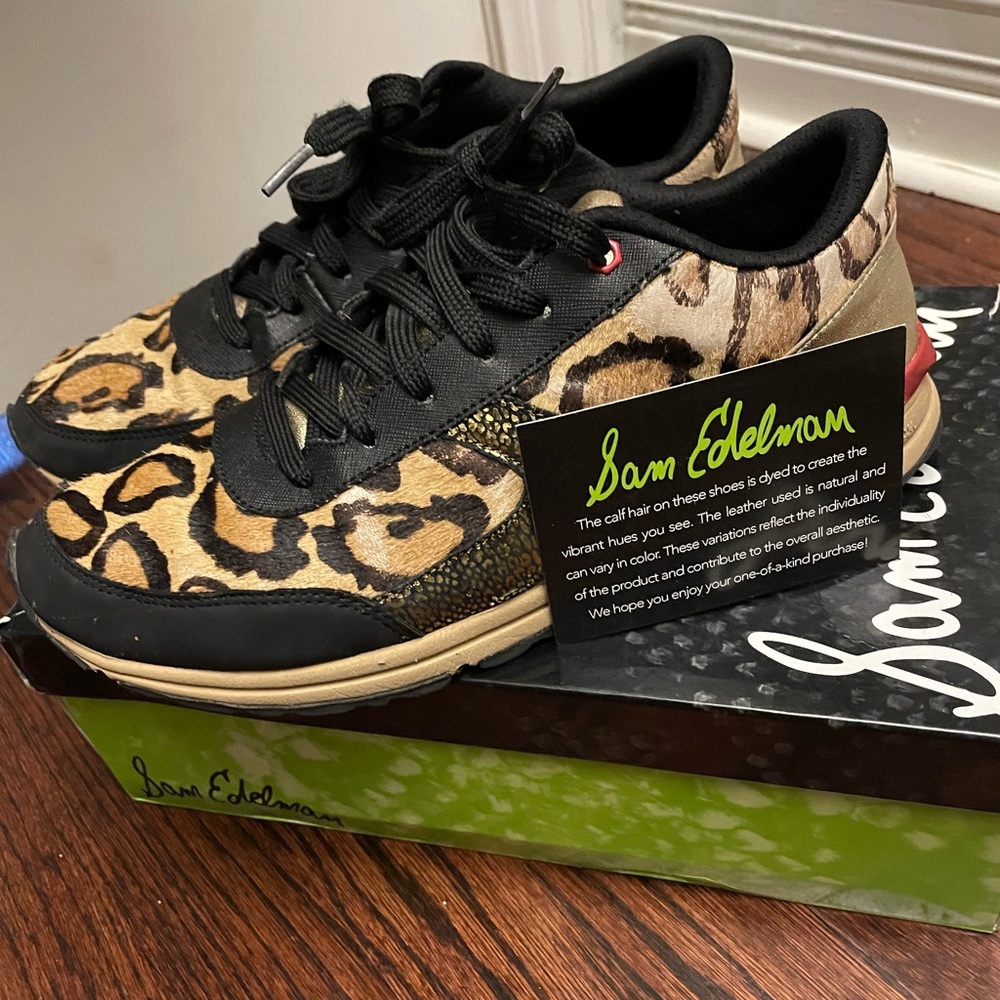 COPY - Sam Edelman Dax Calf hair sneakers